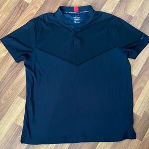 Nike Men's Black Polo Shirt tiger woods XL